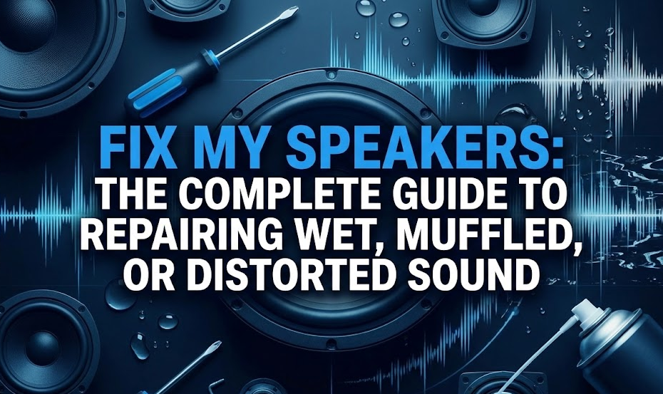 Fix My Speakers: The Complete Guide to Repairing Wet, Muffled, or Distorted Sound